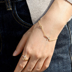 Pray Cross Jesus Fish Bracelet