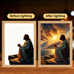 God-Inspired Creative DIY Light-Up Flower Glowing Ornament