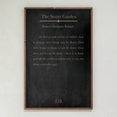 The Secret Garden | Framed Wooden Art