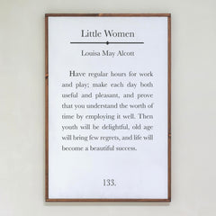 Little Women | Framed Wooden Art