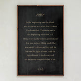 In The Beginning | Framed Wooden Art