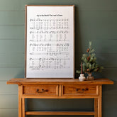 Joy to the World Hymn | Framed Wooden Art