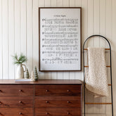 O Holy Night Hymn | Framed Wooden Art