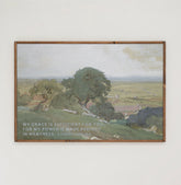 My Grace Is Sufficient | Framed Wooden Art - Horizontal
