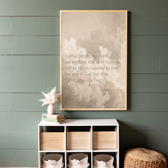 Neither Height Nor Depth | Framed Wooden Art