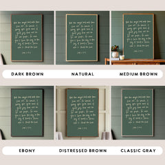 A Savior Who Is Christ Our Lord | Framed Wooden Art