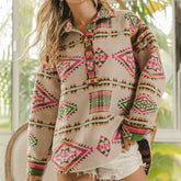 2026 NEW Women's Southwestern Aztec Pattern Jakcket