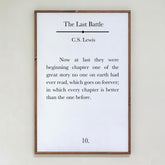 The Last Battle | Framed Wooden Art