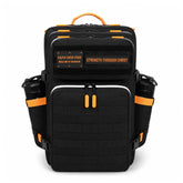 Faith-Inspired EDC Performance Backpack 45L - Black Orange