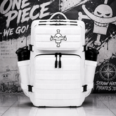 OP Anime Patch EDC Performance Backpack 35L / 45L - White