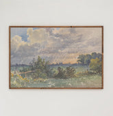 Let The Morning | Framed Wooden Art - Horizontal