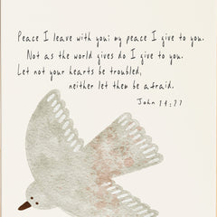 Peace I Leave | Framed Wooden Art