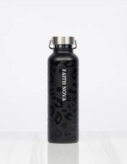 25oz Stainless Steel Faith Nova Flask - Black Leopard