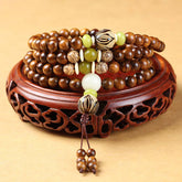Faith Nova Tibetan Rosewood Mala Protection Calm Bracelet