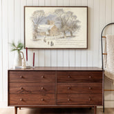 Heart Grows Tender | Framed Wooden Art - Horizontal