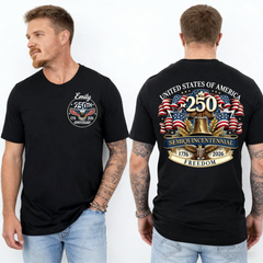 Men's Personalized United States 250 Years of Freedom Shirt