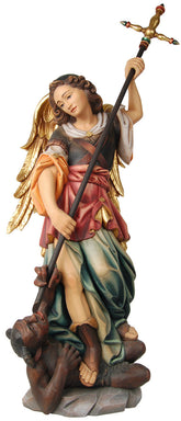 Saint Micheal Archangel With Devil Figurine