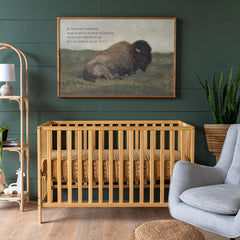 Be Strong | Framed Wooden Art - Horizontal