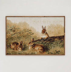 The Lord Is Good To All | Framed Wooden Art - Horizontal