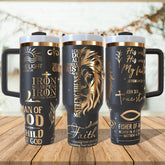 Jesus Prayer Christian Tumbler With Handle 30oz