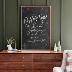 O Holy Night | Framed Wooden Art