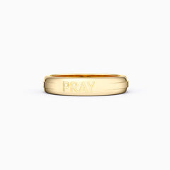 Cross Pray Bands Ring