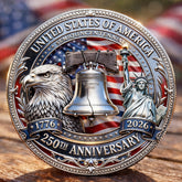 United States Semiquincentennial 250th Anniversary Commemorative Badge Set (1776β2026)