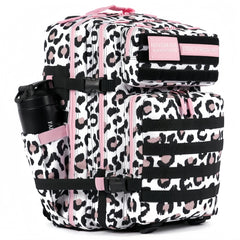 45L Backpack Leopard Pink