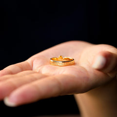 By Grace Through Faith Cross Statement Ring