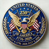 250th Anniversary Commemorative Badge Set of American