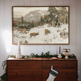 "Heaven And Nature Sing" Framed Canvas | Horizontal