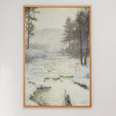 "Glory To God" Framed Canvas | Vertical