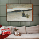 "Silent Night" Framed Canvas | Horizontal