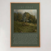 "I Bring You Good Tidings Of Great Joy" Framed Canvas | Vertical