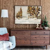 "The Lord Is Come" Framed Canvas | Horizontal