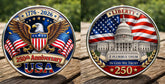 πFlash Sale 60% OFF -American Freedom 250th Anniversary Commemorative Badge Set