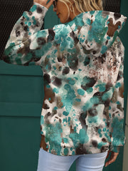 Women's Faith Print Hoodie with Kangaroo Pocket, Soft Long Sleeve Relaxed Fit