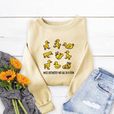 Not in a Row Embroidered Crewneck Sweatshirt