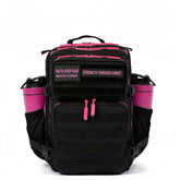 25L Backpack Black Neon Pink