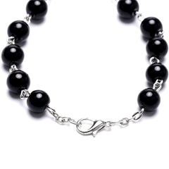 Handmade Beaded Cross Bracelet Pocket Rosary