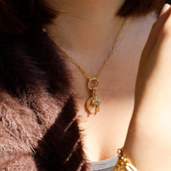 Four-Leaf Clover Charm Pendant