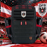 Austria National Team – World Cup Patch EDC Performance Backpack 35L / 45L - Black Red