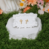 Faith & Shine Cross Earrings – Christian Studs of Light & Grace
