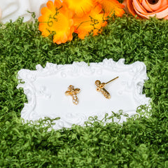 Faith & Shine Cross Jewelry Set – Christian Necklace & Earrings of Grace