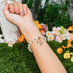 St. Benedict Freshwater Pearl Bracelet – Faith Jewelry of Protection & Grace