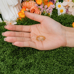 Faith Cross Double Ring – Adjustable Christian Jewelry for Women