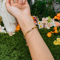 Every Moment Cross Beaded Bracelet – Faith & Blessing Jewelry for Her