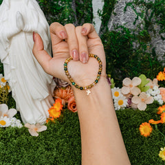 Every Moment Cross Beaded Bracelet – Faith & Blessing Jewelry for Her