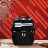 Faith-Inspired EDC Performance Backpack 15L - Black White Accent
