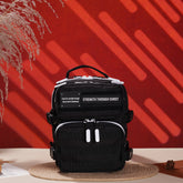 Faith-Inspired EDC Mini Backpack 9L - Black White Accent